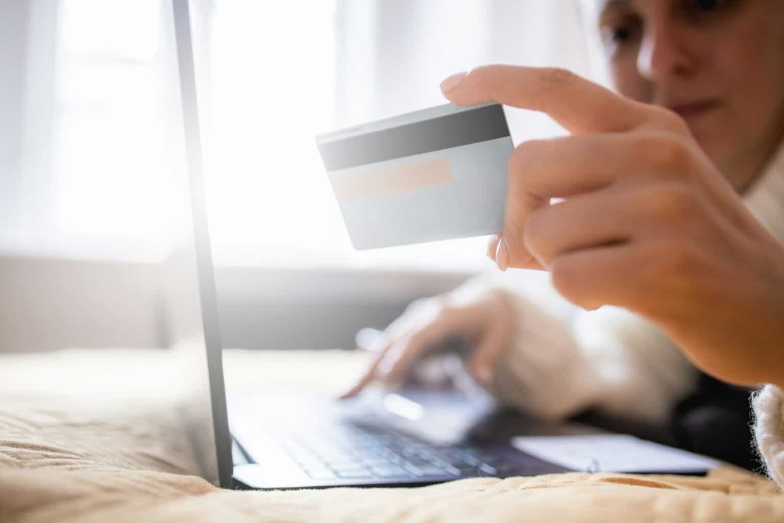 Paying online with credit card