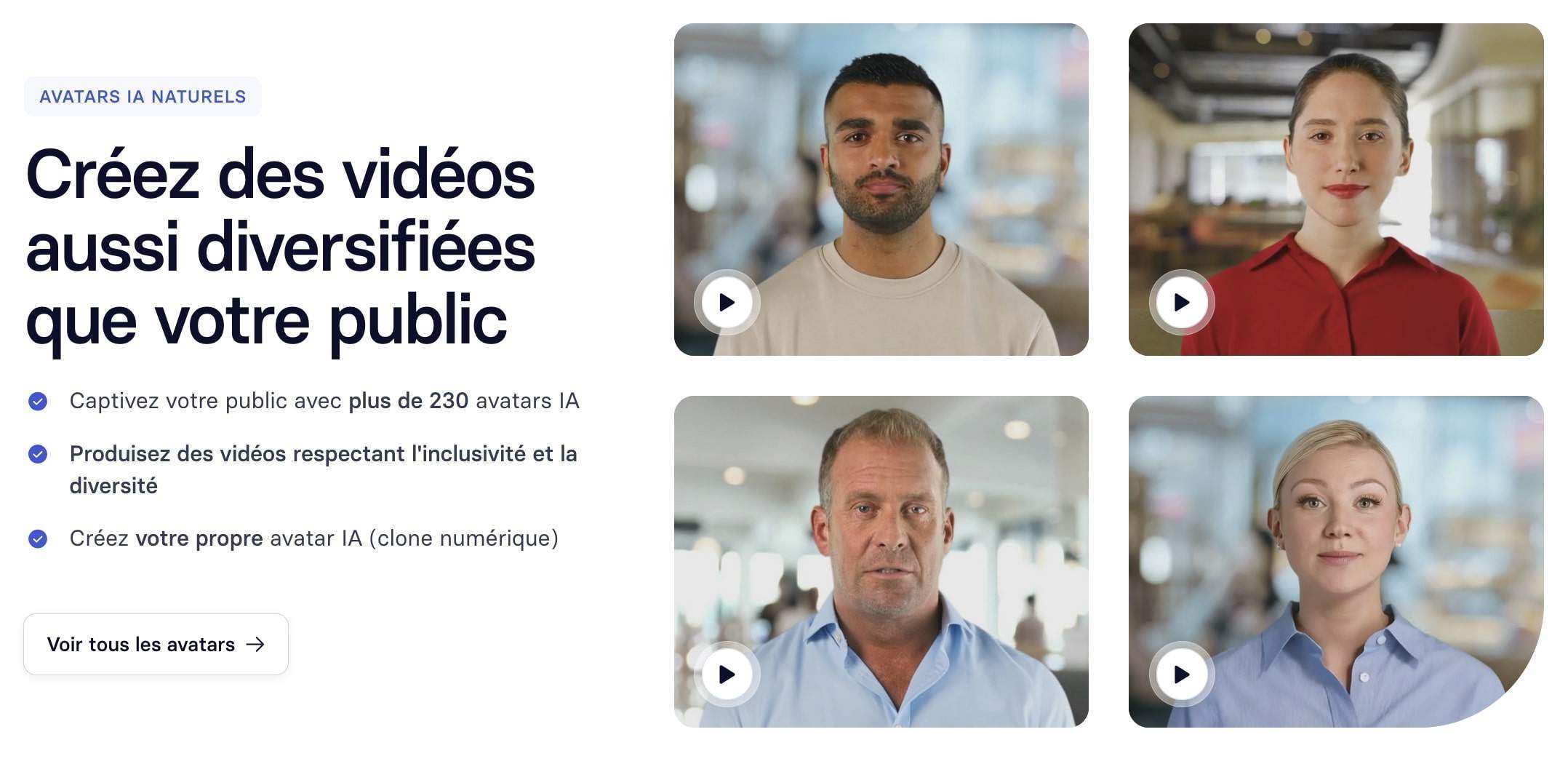 synthesia.io fonctionnalité