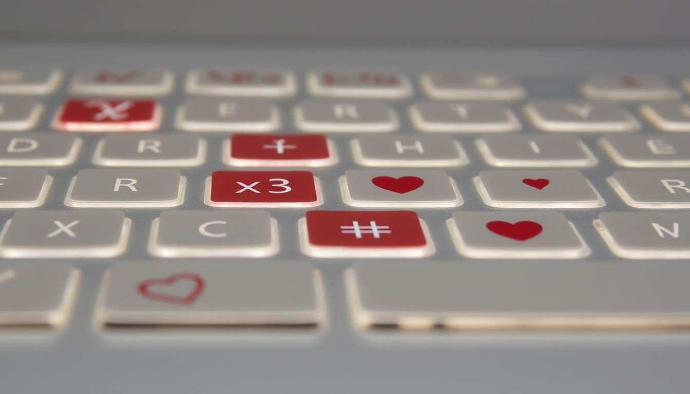 découvrez comment réaliser un cœur sur votre clavier grâce à des astuces simples et des raccourcis pratiques. que ce soit pour personnaliser vos messages ou ajouter une touche d'amour à vos écrits, suivez notre guide facile pour exprimer vos sentiments avec style.