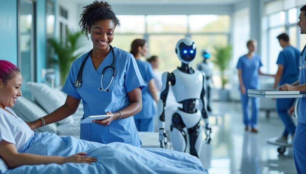 découvrez comment, face à l'essor des intelligences artificielles dans le secteur hospitalier, les infirmières humaines s'affirment et revendiquent leur rôle indispensable dans les soins aux patients. une réflexion sur l'avenir des soins infirmiers à l'ère numérique.