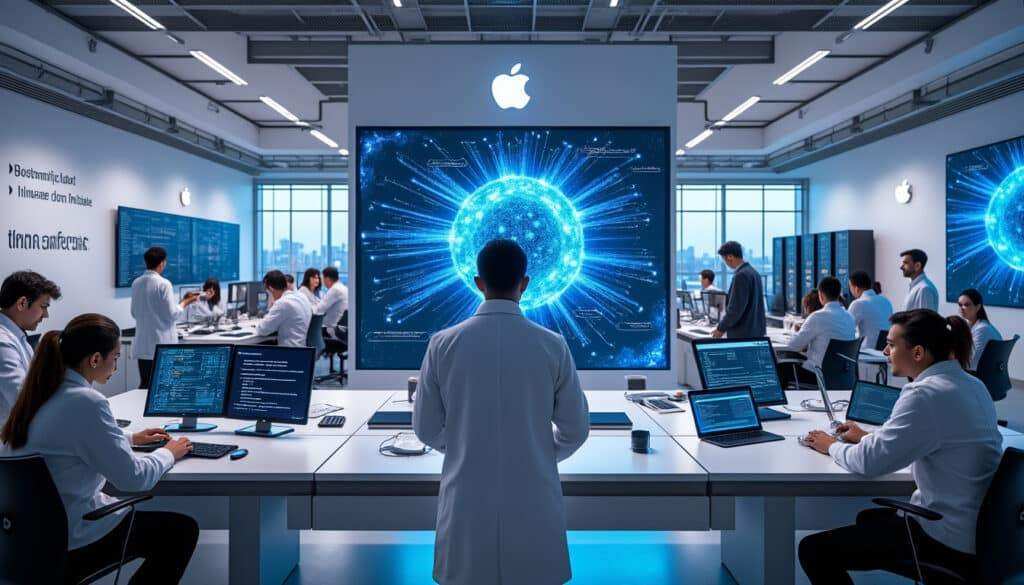 découvrez comment apple se positionne à un tournant décisif dans le domaine de l'intelligence artificielle. analyse des dernières innovations et des stratégies de l'entreprise pour transformer notre interaction avec la technologie.