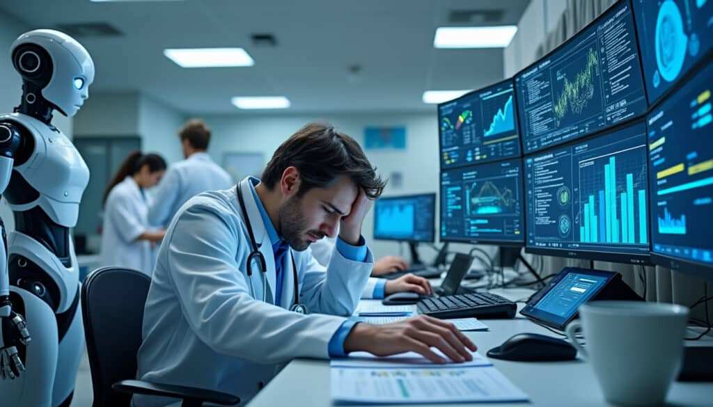 découvrez comment l'intelligence artificielle pourrait impacter le quotidien des cliniciens, alléger certaines tâches tout en en compliquant d'autres. une analyse approfondie des bénéfices et des défis posés par l'intégration de l'ia dans le secteur médical.