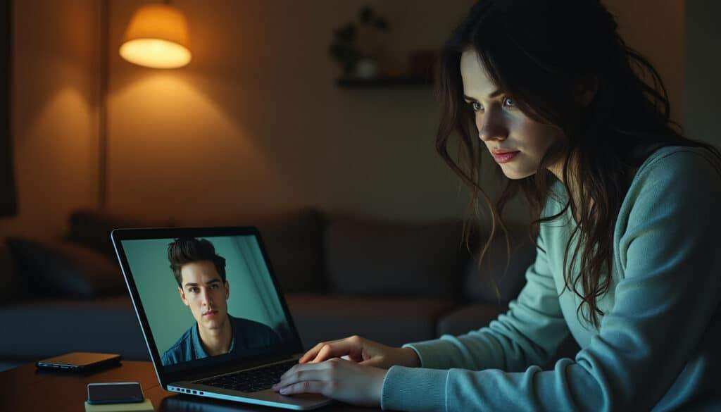 dans un monde où la solitude se mêle à la maladie, découvrez comment une jeune femme trouve réconfort et amour auprès d'une intelligence artificielle et d'un compagnon virtuel. une exploration touchante des relations humaines à l'ère du numérique.