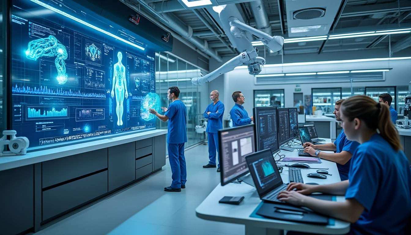 découvrez comment un médecin explore l'impact de l'intelligence artificielle sur les soins médicaux, révolutionnant ainsi notre approche de la santé et améliorant les diagnostics et traitements.