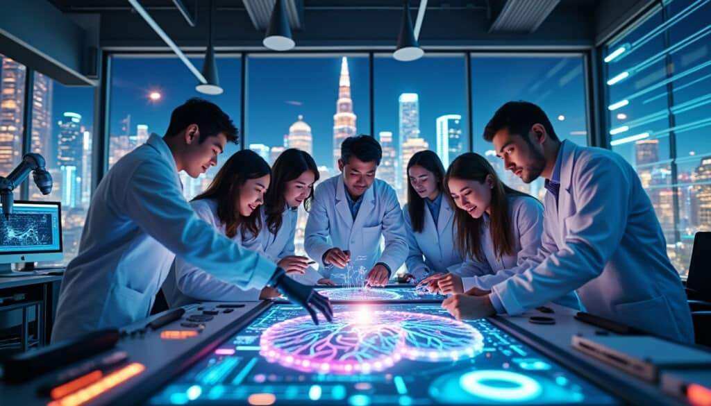 découvrez comment l'intelligence artificielle transforme la recherche biomédicale, en améliorant les diagnostics, en accélérant les découvertes de traitements et en révolutionnant la manière dont les scientifiques analysent les données. plongez dans cet univers innovant où technologie et santé se rencontrent.