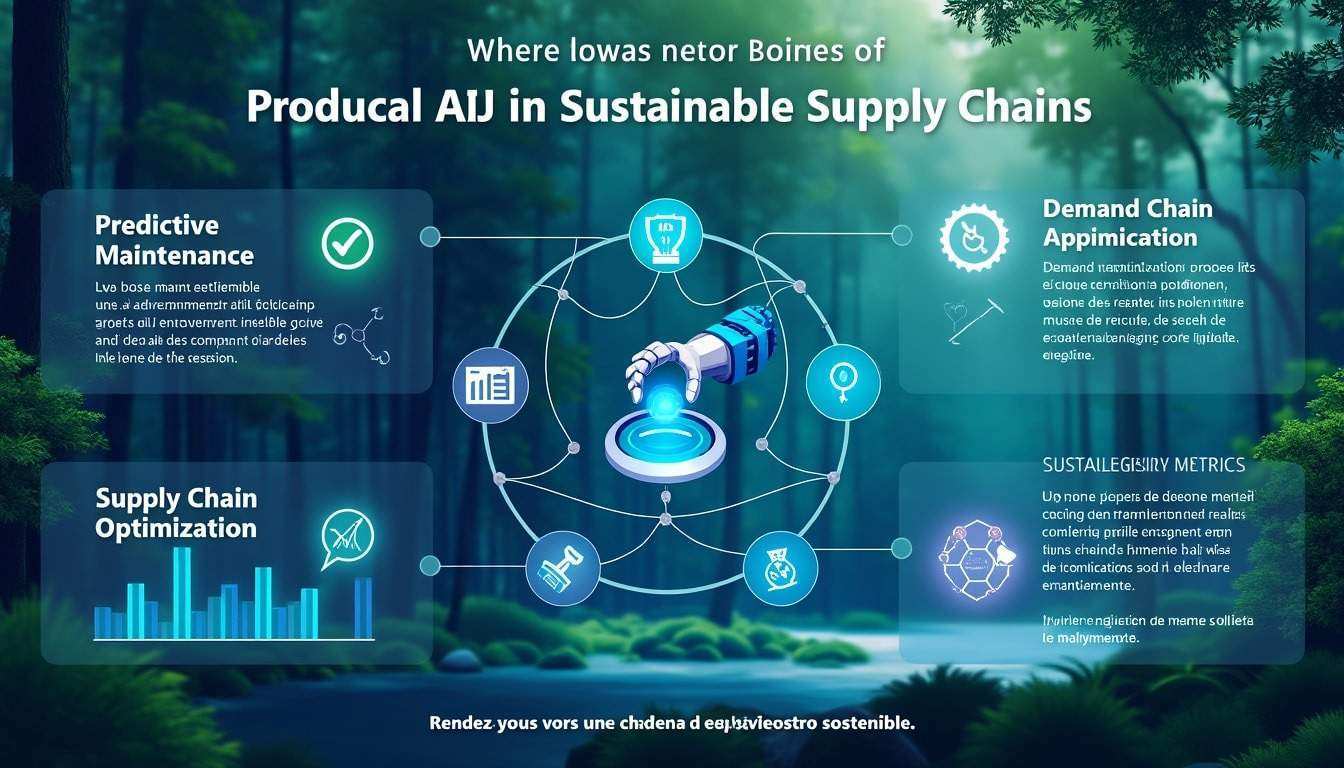 découvrez comment l'intelligence artificielle transforme les chaînes d'approvisionnement en renforçant leur durabilité et leur résilience. apprenez les stratégies innovantes pour intégrer l'ia et optimiser vos processus tout en réduisant l'impact environnemental.