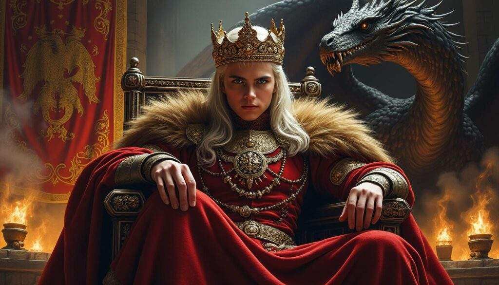 découvrez le règne tumultueux d'aegon iv targaryen, un roi aux ambitions démesurées dont les décisions audacieuses et les désirs insatiables ont façonné l'histoire de westeros. plongez dans l'univers fascinant des targaryen et explorez les conséquences de sa quête de pouvoir.