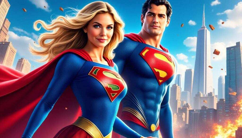 découvrez la présence inattendue de supergirl aux côtés de superman, annonçant un film de super-héros inédit qui promet d'émerveiller les fans l'année prochaine. un événement à ne pas manquer pour tous les amateurs d'univers comics!