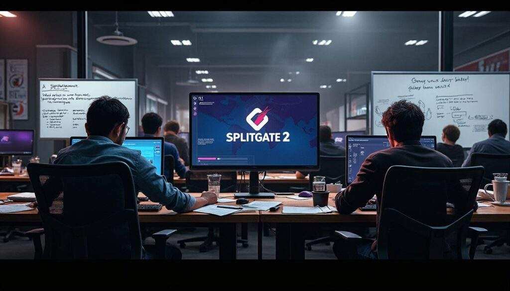 découvrez les causes du ralentissement du développement de splitgate 2, marqué par des licenciements et un retour en phase bêta. analyse des enjeux et des impacts sur la communauté de joueurs.