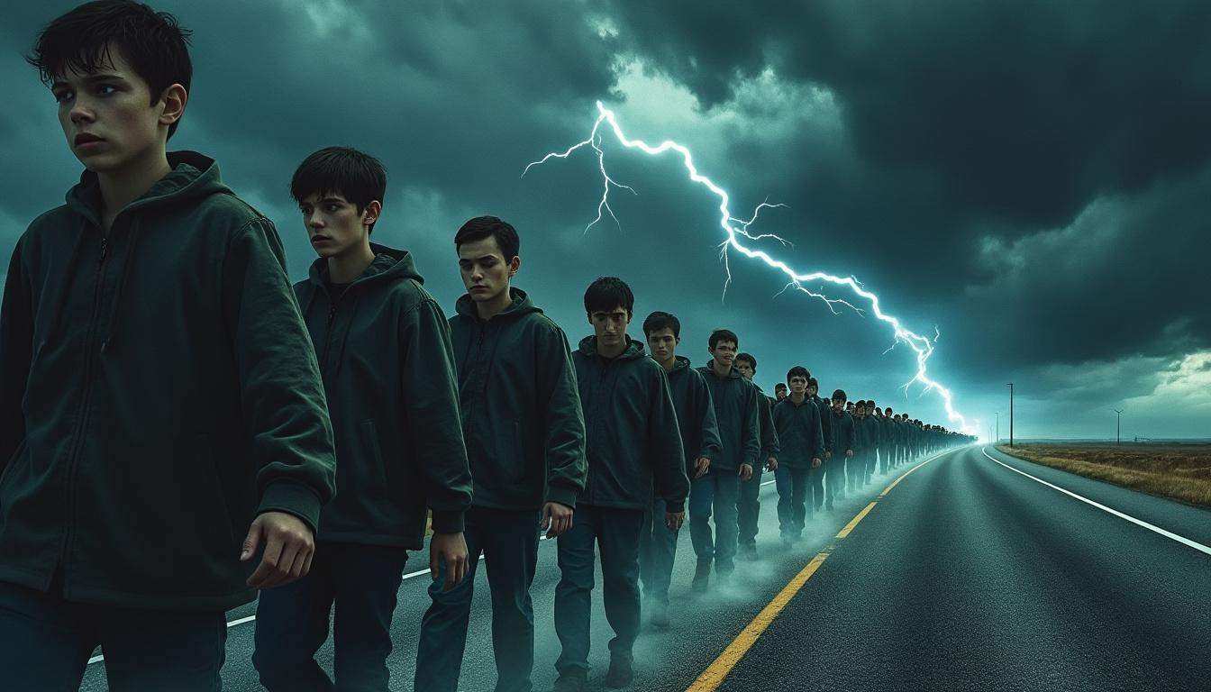 découvrez comment le réalisateur de 'the long walk' modernise l'œuvre terrifiante de stephen king. une exploration fascinante de l'adaptation d'une dystopie emblématique pour notre époque actuelle, alliant réflexion sur les enjeux contemporains et l'art cinématographique.