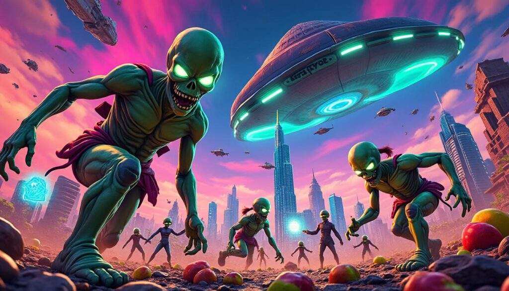 découvrez les aventures palpitantes et décalées des zombies extraterrestres dans un récit hilarant où l'absurde rencontre l'horreur. plongez dans un univers où des morts-vivants venus d'ailleurs sèment le chaos et l'humour sur leur passage !