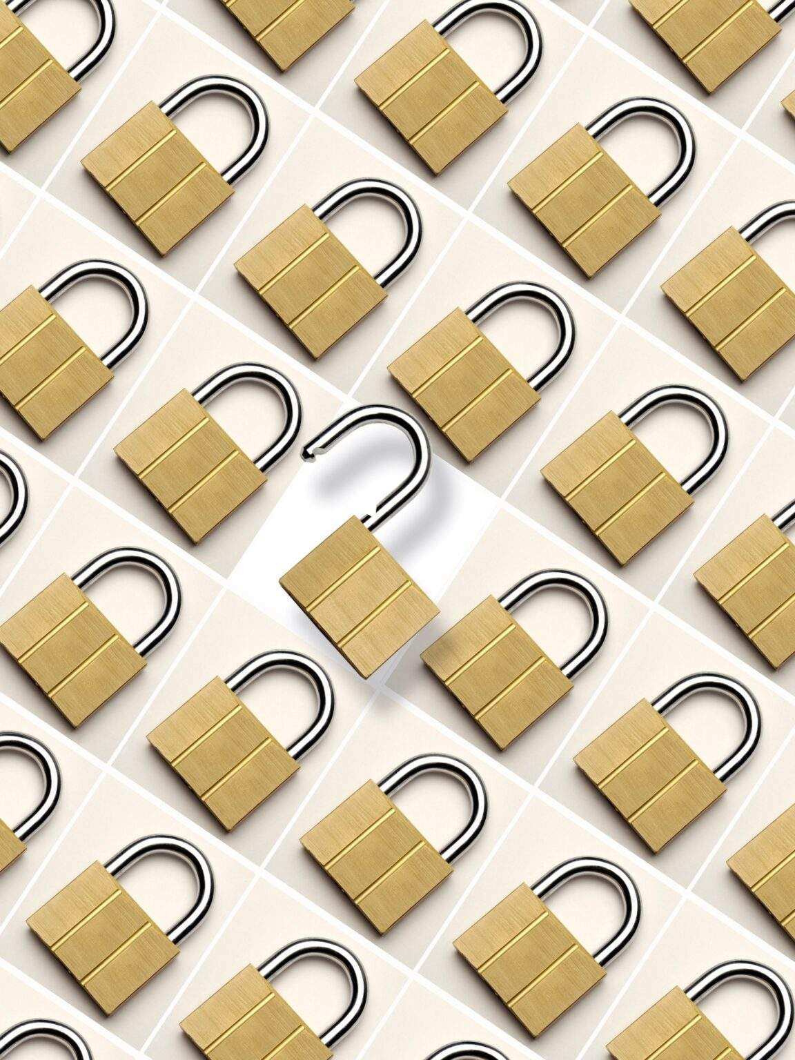 Padlocks - Security - Data Protection
