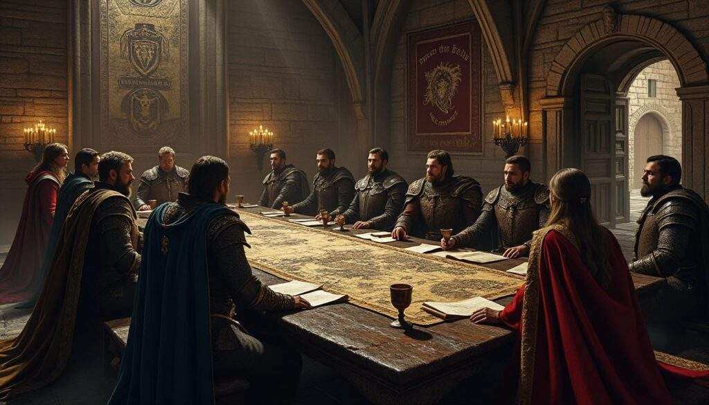 Découvrez les secrets des familles nobles dans l’univers du Trône de Fer plongez au cœur des intrigues et mystères des grandes familles nobles du trône de fer. découvrez leurs secrets, alliances et rivalités qui façonnent westeros.