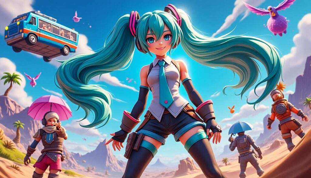 plongez dans l'univers des skins miku dans fortnite ! découvrez un aperçu complet des cosmétiques, tenues exclusives et nouveautés inspirées de hatsune miku. ne manquez rien des meilleures personnalisation pour votre personnage.