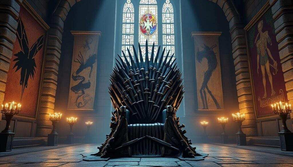 plongez dans l'univers captivant du trône de fer et explorez ses mystères, intrigues et secrets bien gardés. un voyage incontournable pour tous les fans de fantasy !