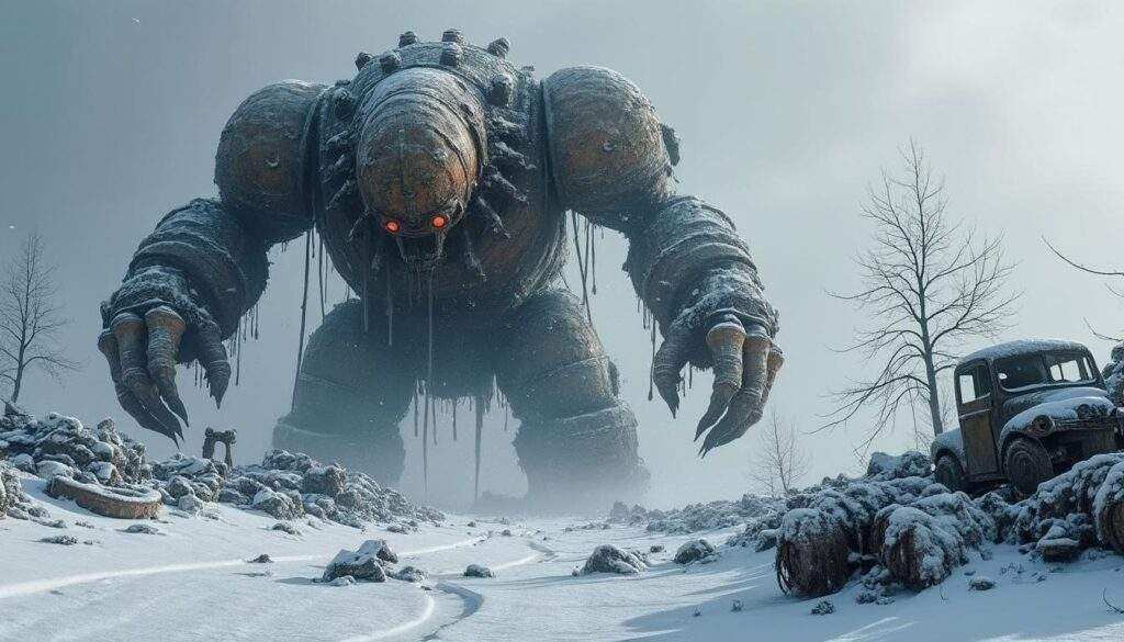 découvrez notre critique de 'l'hiver éternel', un roman fascinant où la promesse d'une machine monstrueuse se heurte à la mélancolie de son existence déchue. entre mystère, science-fiction et désillusion, plongez dans une histoire envoûtante à la lisière du rêve et de la ferraille.