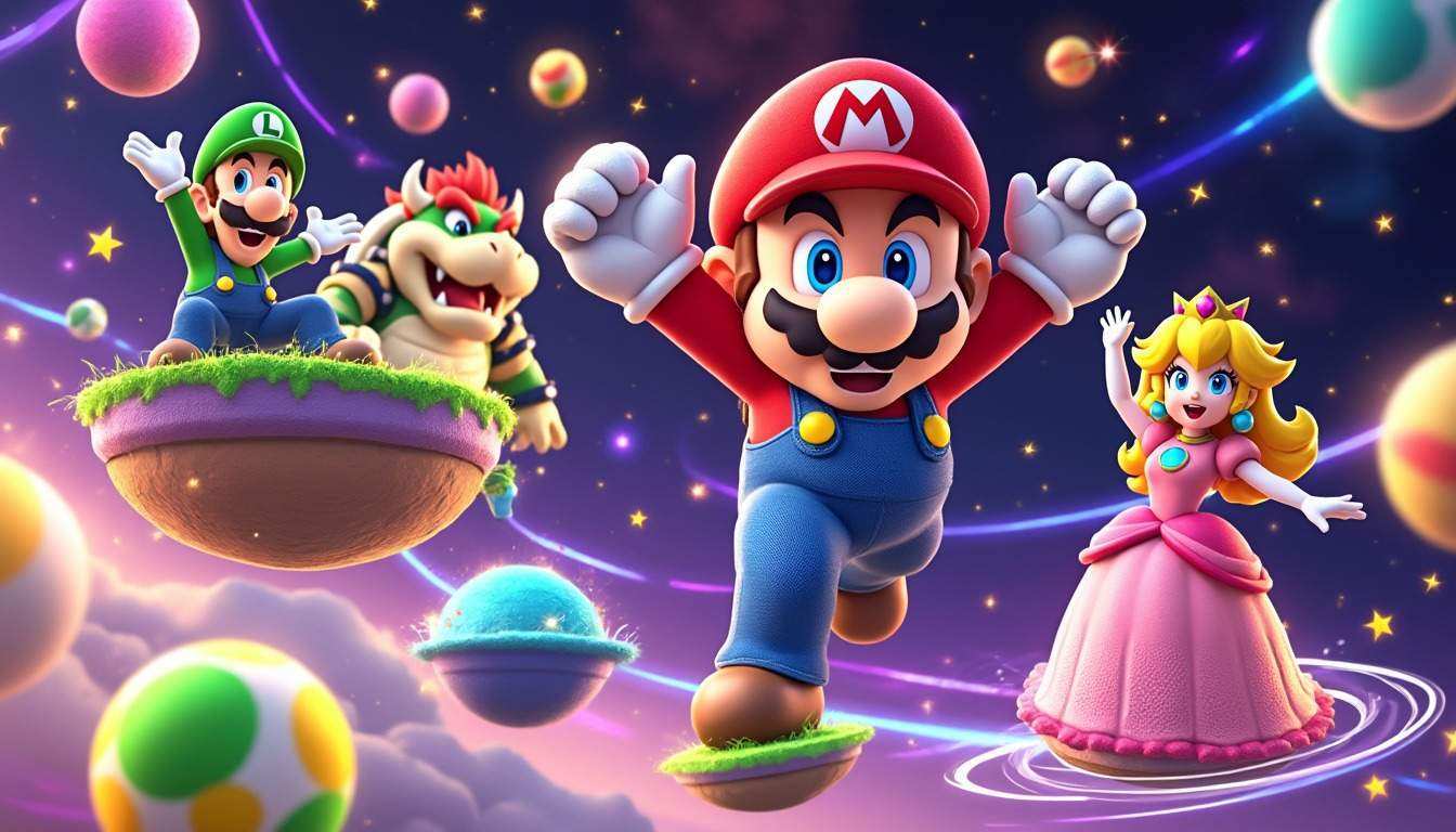 célébrez les 40 ans de mario en découvrant pourquoi super mario galaxy est considéré comme le meilleur opus de la saga mario. retour sur l’innovation, la magie et l’héritage d’un jeu culte qui a marqué des générations de joueurs.