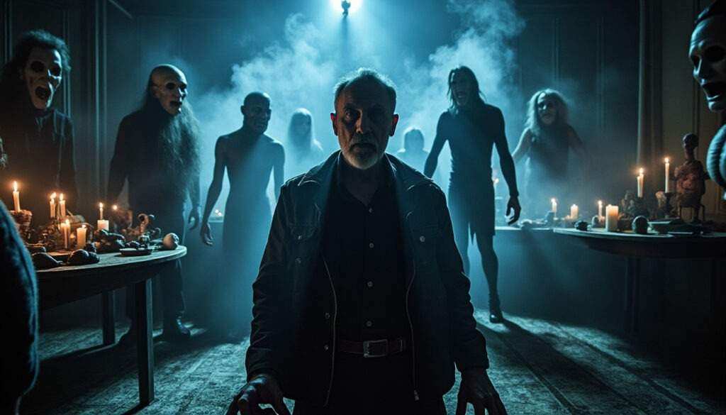 découvrez comment l'équipe de v/h/s halloween révèle l'apparition troublante de rick baker et partage d'autres astuces terrifiantes pour une expérience effrayante inoubliable.