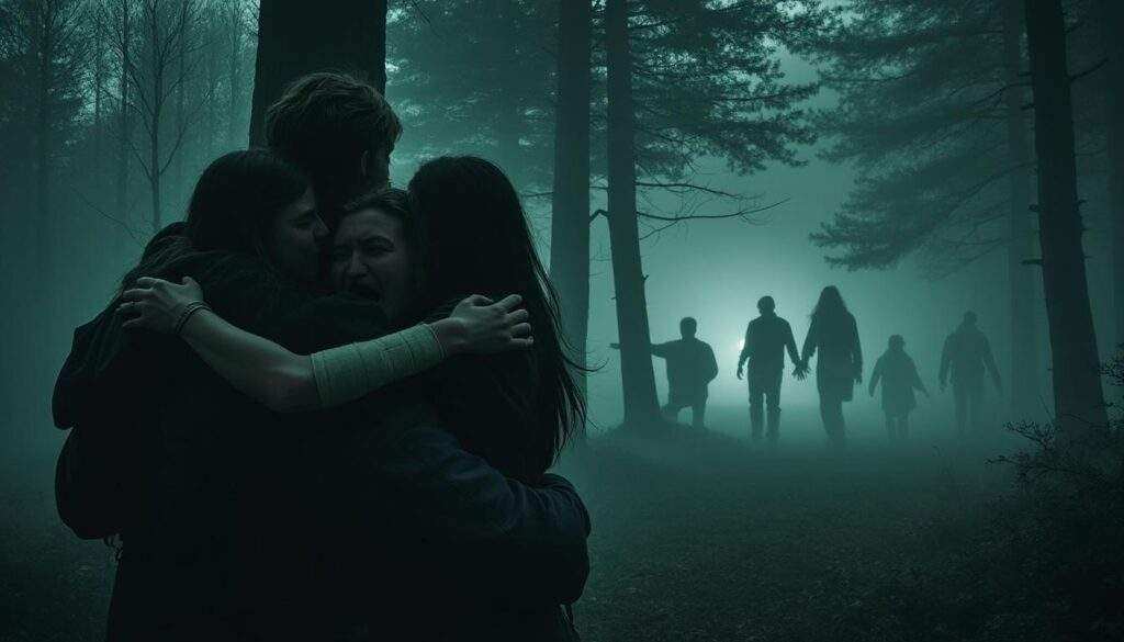 découvrez un nouveau film d'horreur terrifiant où l’amitié prend un tournant sanglant : jusqu'où seriez-vous prêt à aller pour retrouver vos amis, quitte à y laisser quelques membres ? frissons et suspense garantis !