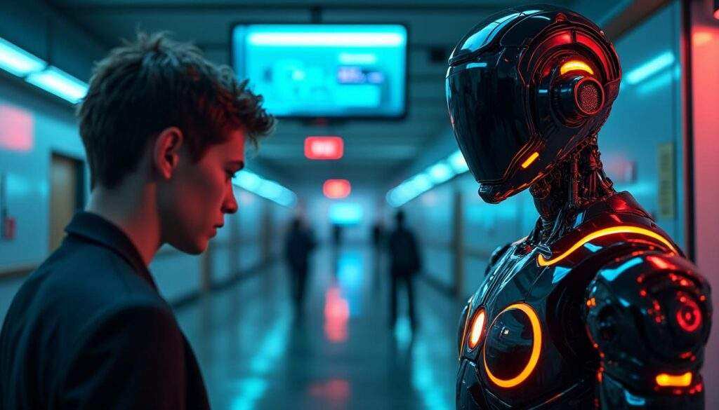 découvrez 'good luck, have fun', une comédie choc qui détourne l'intelligence artificielle, les clichés de la science-fiction et les fusillades scolaires avec humour et audace.