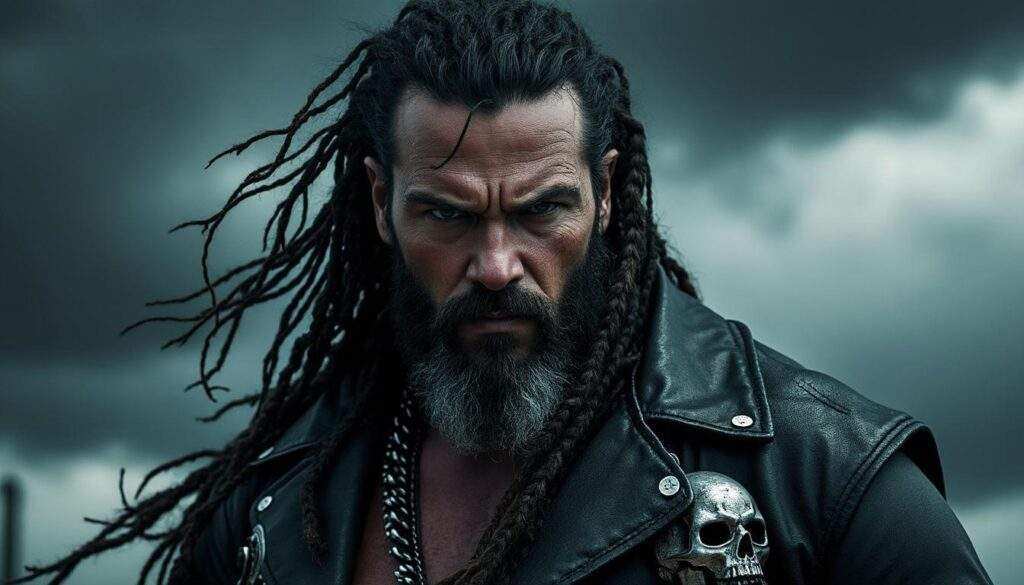 james gunn présente jason momoa dans le rôle de lobo, un personnage fidèle aux comics, sans les éléments fantaisistes comme les dauphins de l’espace.