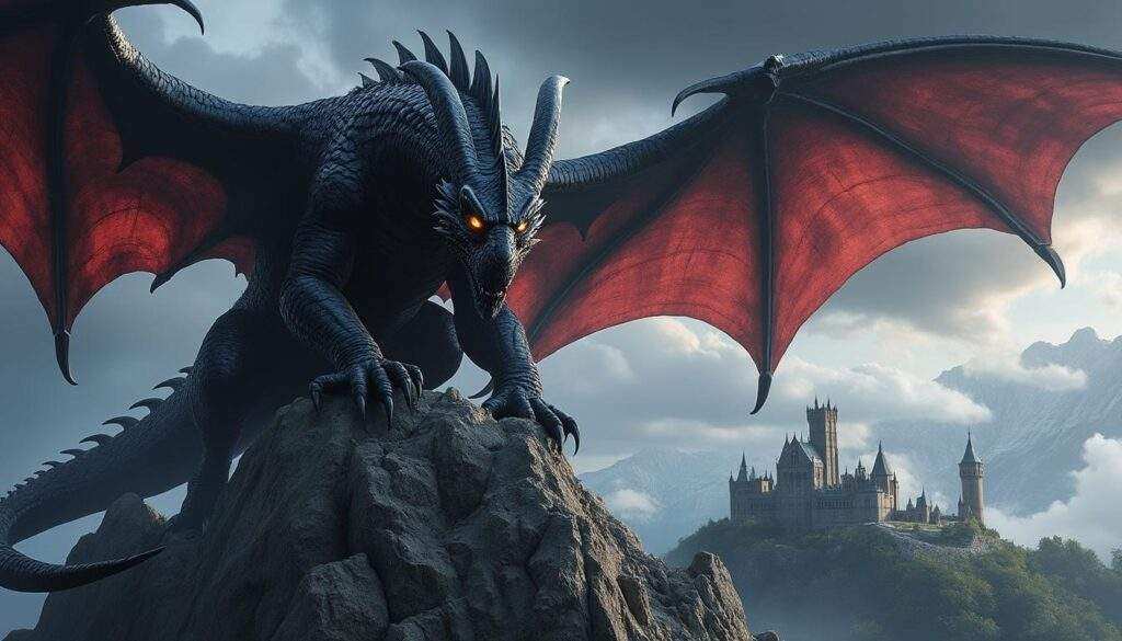 Balerion, le dragon géant de Westeros, une créature mythique découvrez la taille impressionnante de balerion, le dragon ultime de westeros, et plongez dans l'univers fascinant des créatures légendaires de game of thrones.
