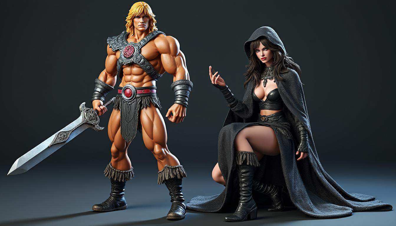 découvrez les nouveautés des jouets masters of the universe mettant à l'honneur vos personnages emblématiques préférés, pour des aventures encore plus passionnantes.